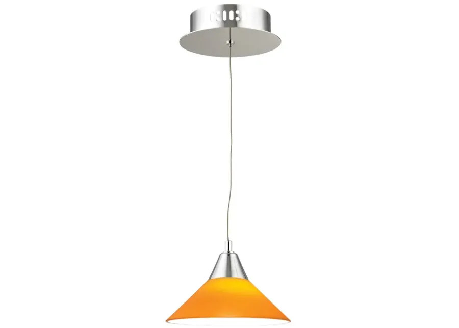 Cono 7" Wide 1-Light Mini Pendant - Chrome