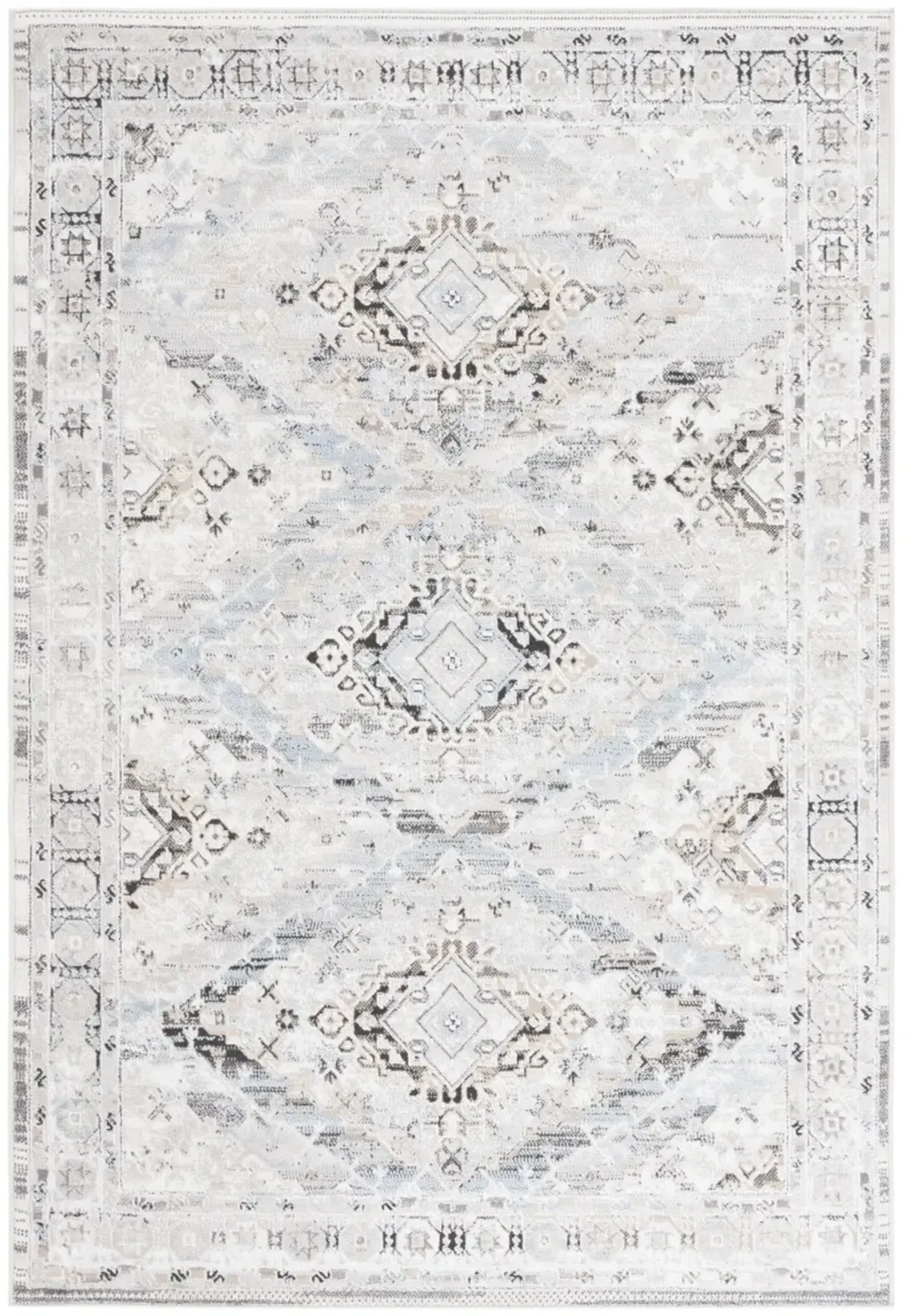 QUINCY 114 IVORY  5'-3' x 7'-6' Medium Rectangle Rug