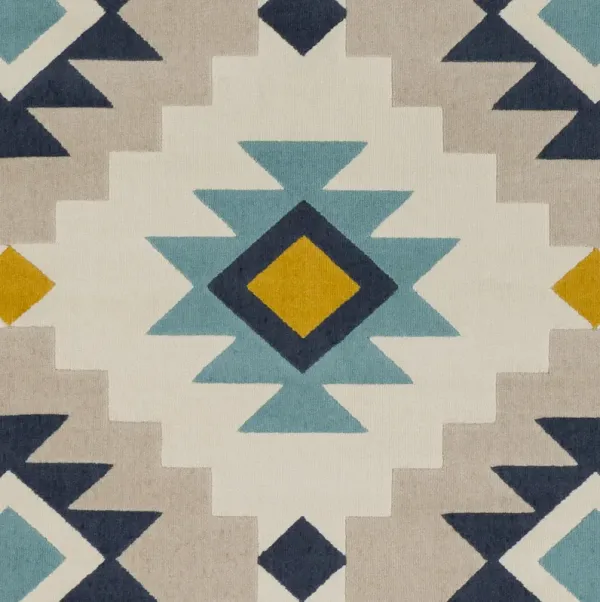 City CIT-2306 7'3" x 2'8" Machine Woven Rug