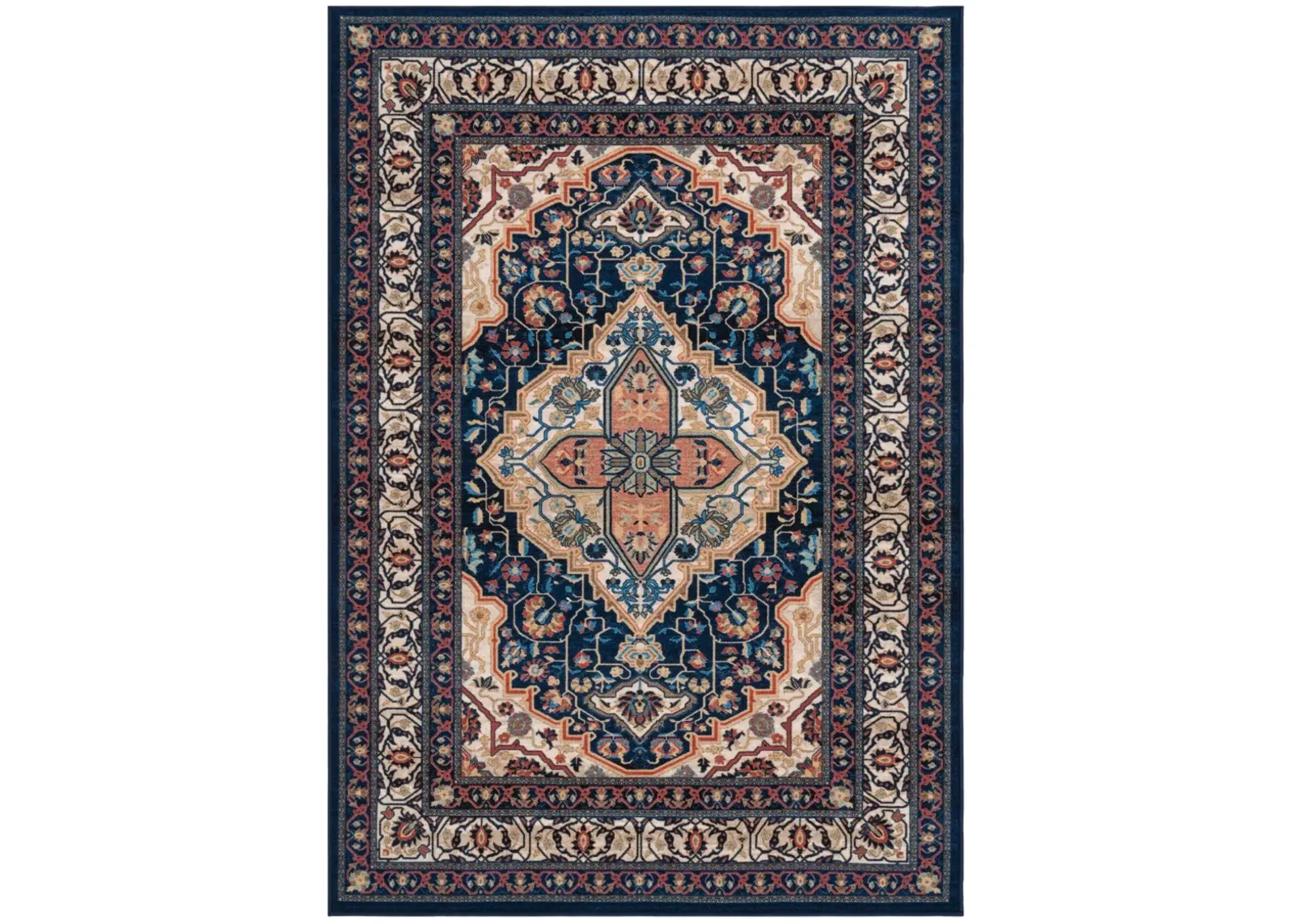 JOURNEY 105 NAVY  8' x 10' Large Rectangle Rug