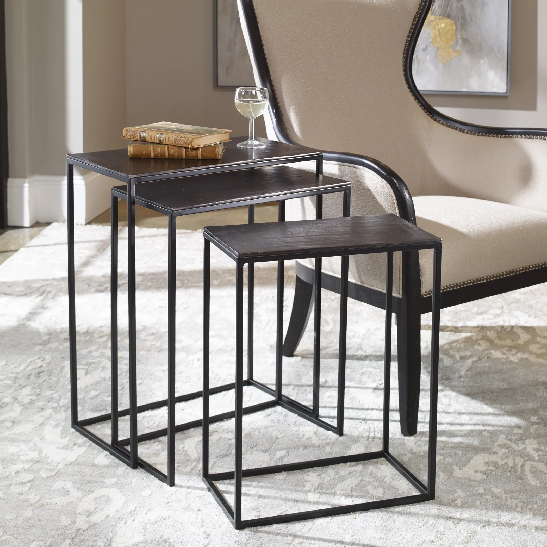 Coreene Nesting Tables S/3