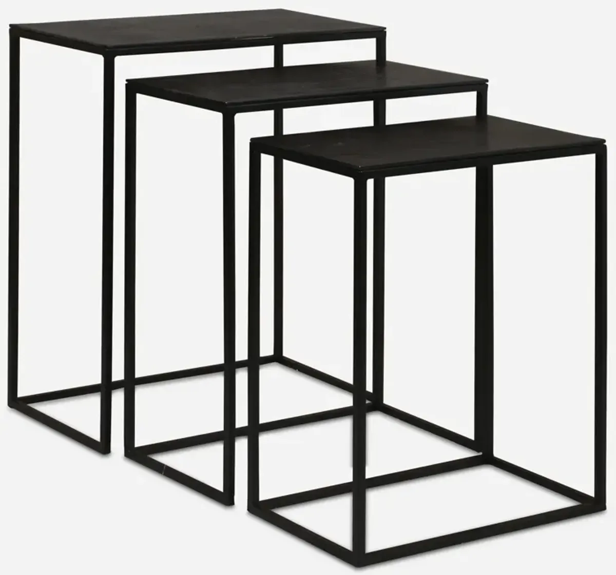 Coreene Iron Nesting Tables S/3