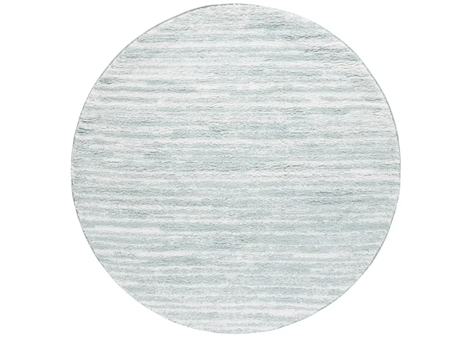 RUMI SHAG 110 AQUA  6'-7' x 6'-7' Round Round Rug