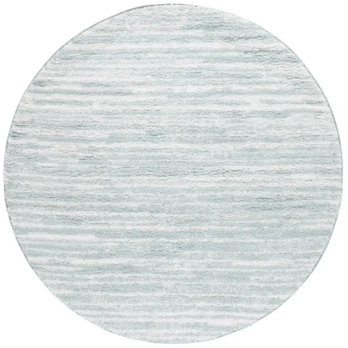 RUMI SHAG 110 AQUA  6'-7' x 6'-7' Round Round Rug