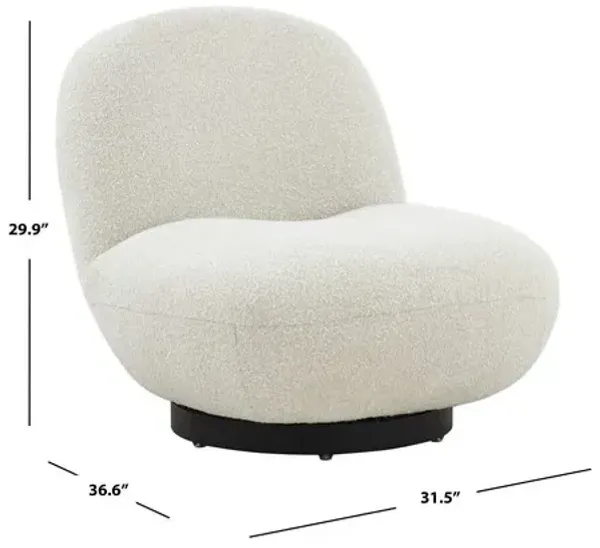 Stevie Boucle Accent Chair