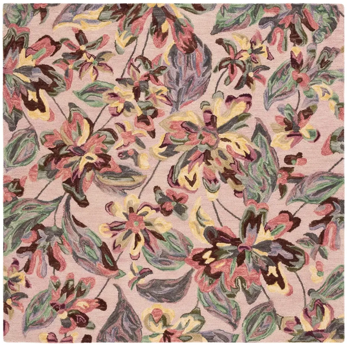 BLOSSOM Hand Tufted 6' x 6' Square area rug