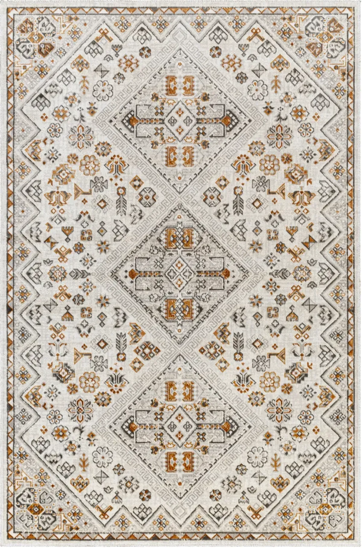 Basel BOS-2309 6'5" x 9' Machine Woven Rug
