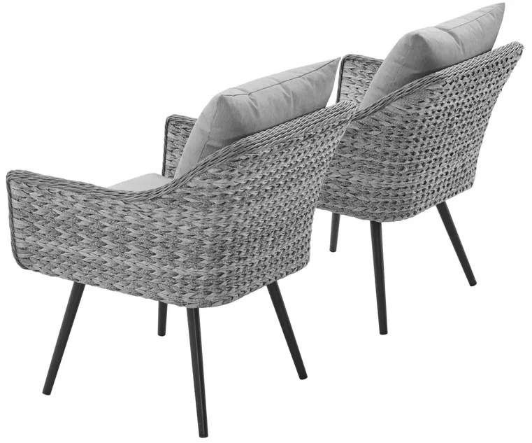 Endeavor Armchair Outdoor Patio - Set of 2