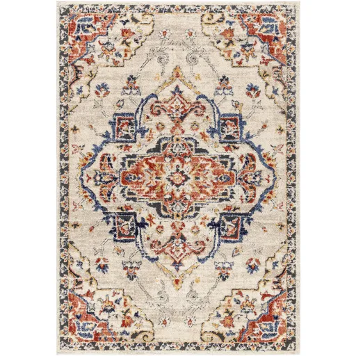 Liebe LBE-2308 5'3" x 7' Machine Woven Rug