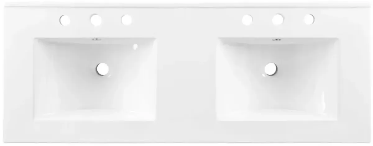 Cayman 48" Double Basin Bathroom Sink