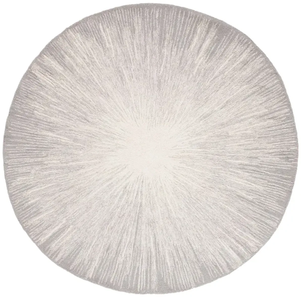 ABSTRACT Hand Tufted 6' x 6' Round area rug