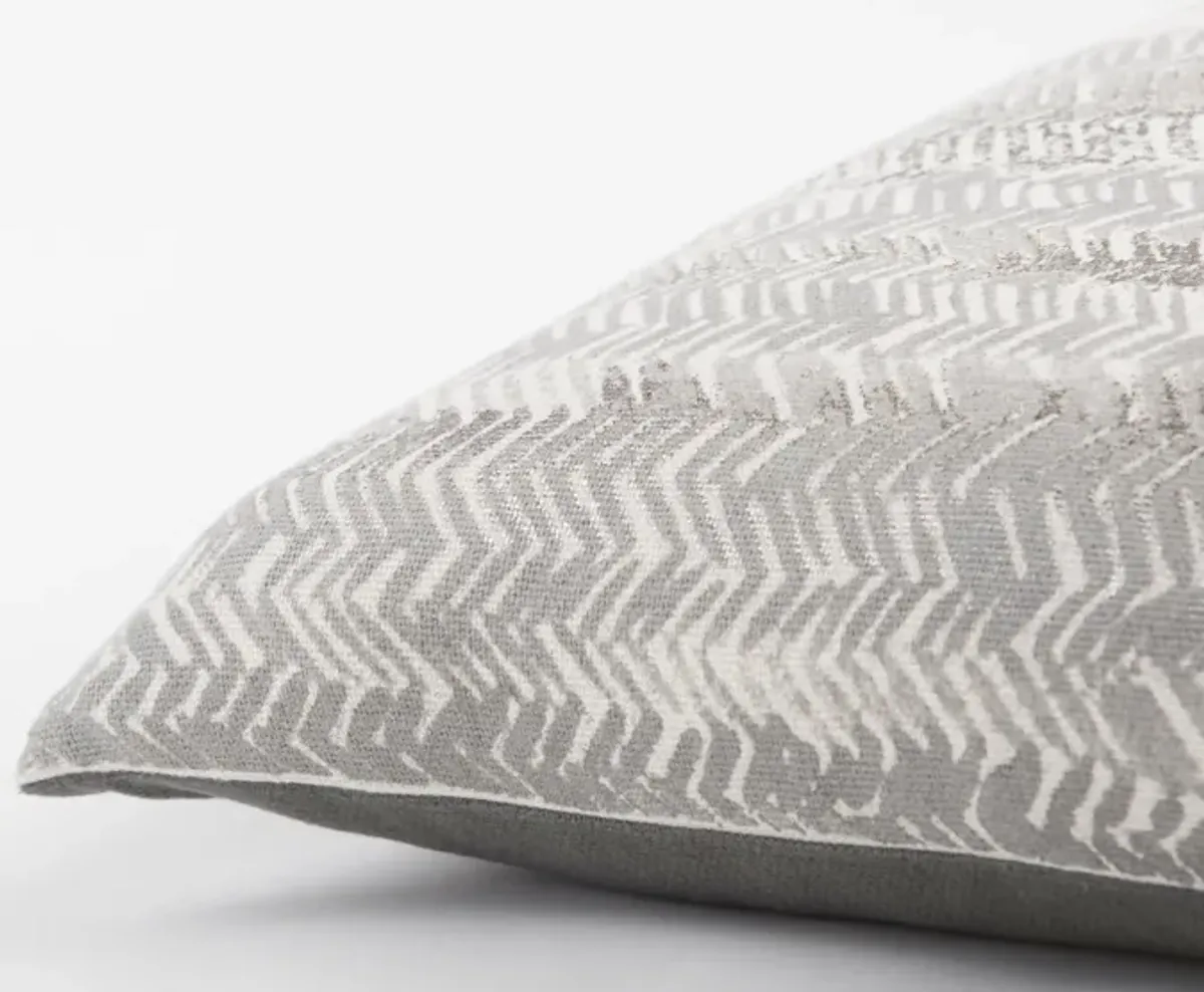 Chevron Medium Gray Pillow