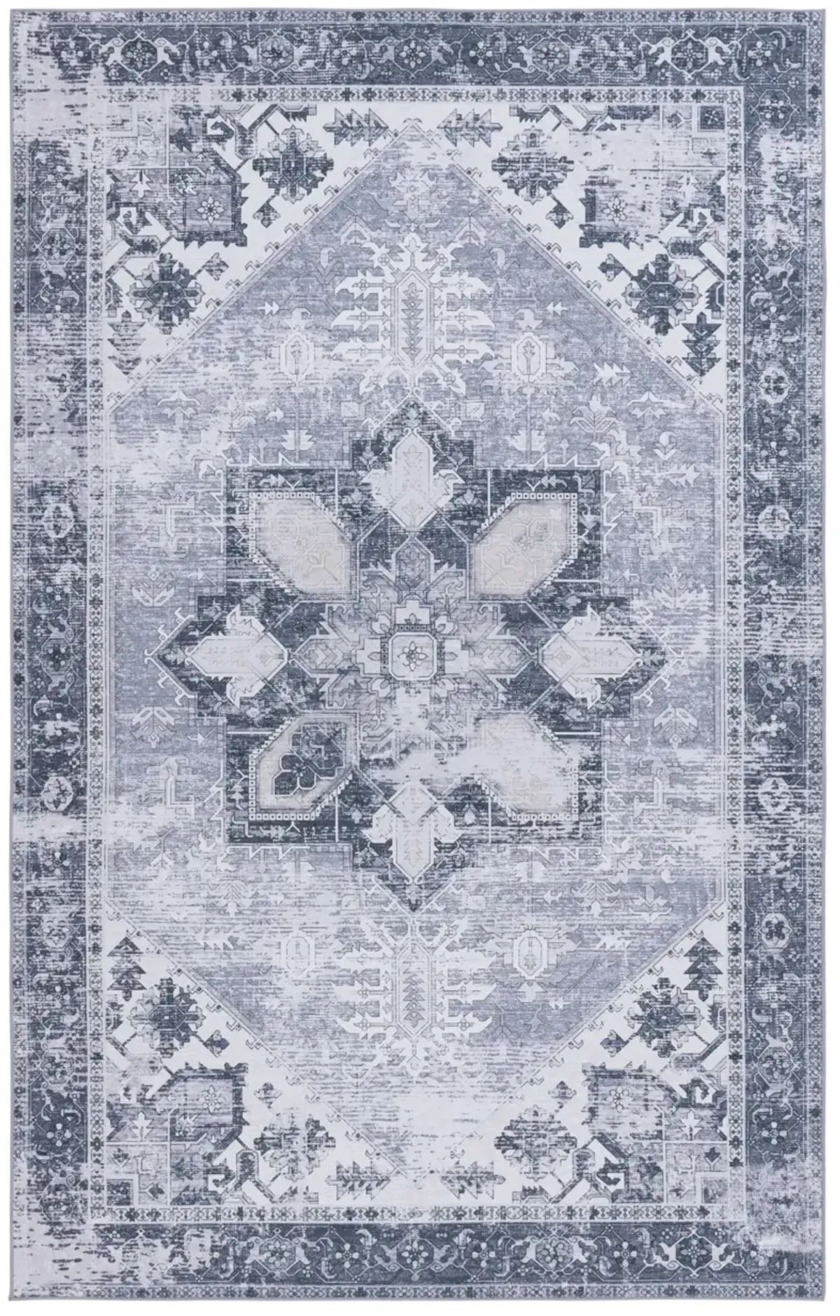 TUCSON 102 M/W S/R GREY 8' x 10' Large Rectangle Rug