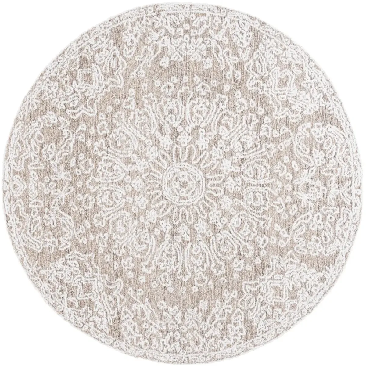 EBONY Hand Tufted 6' x 6' Round area rug