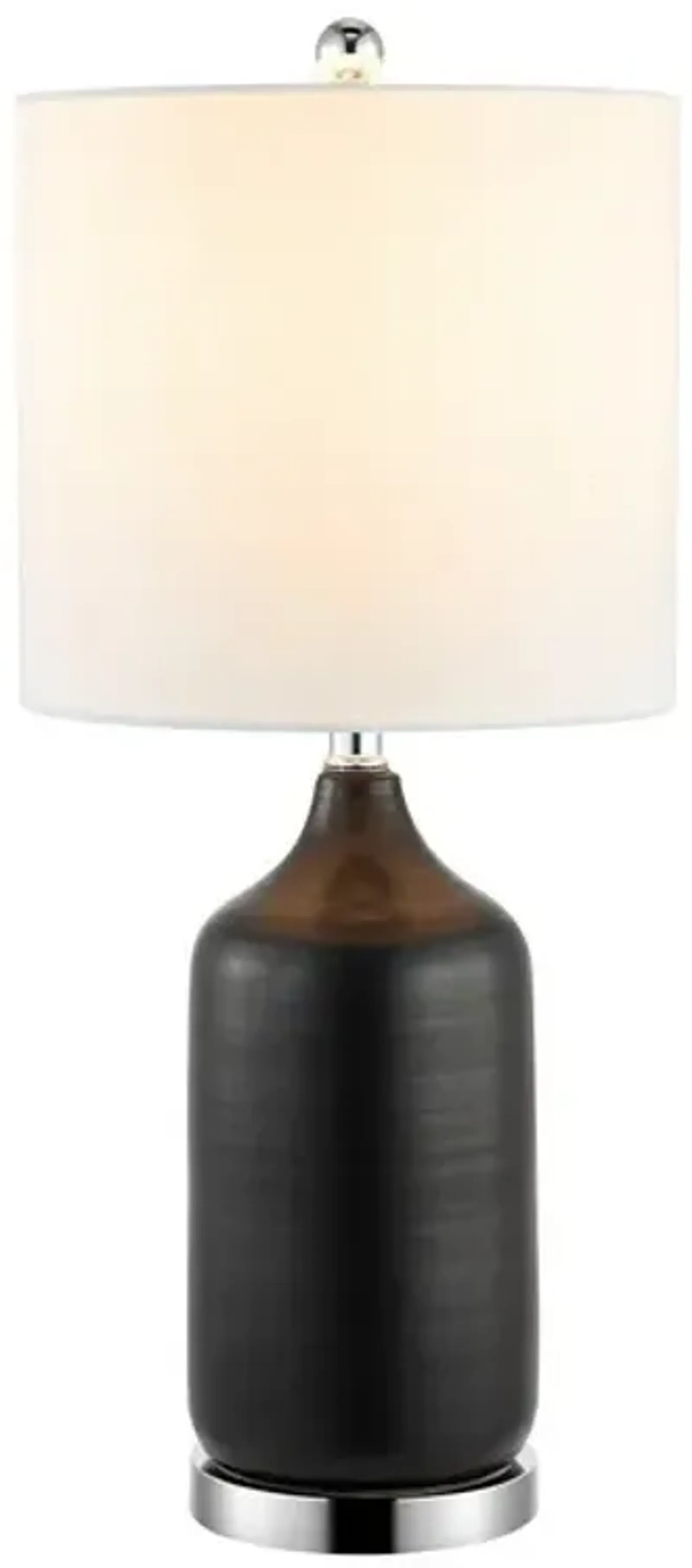 BERGEN, 27 INCH, BLACK, CERAMIC TABLE LAMP W/ USB PORT?