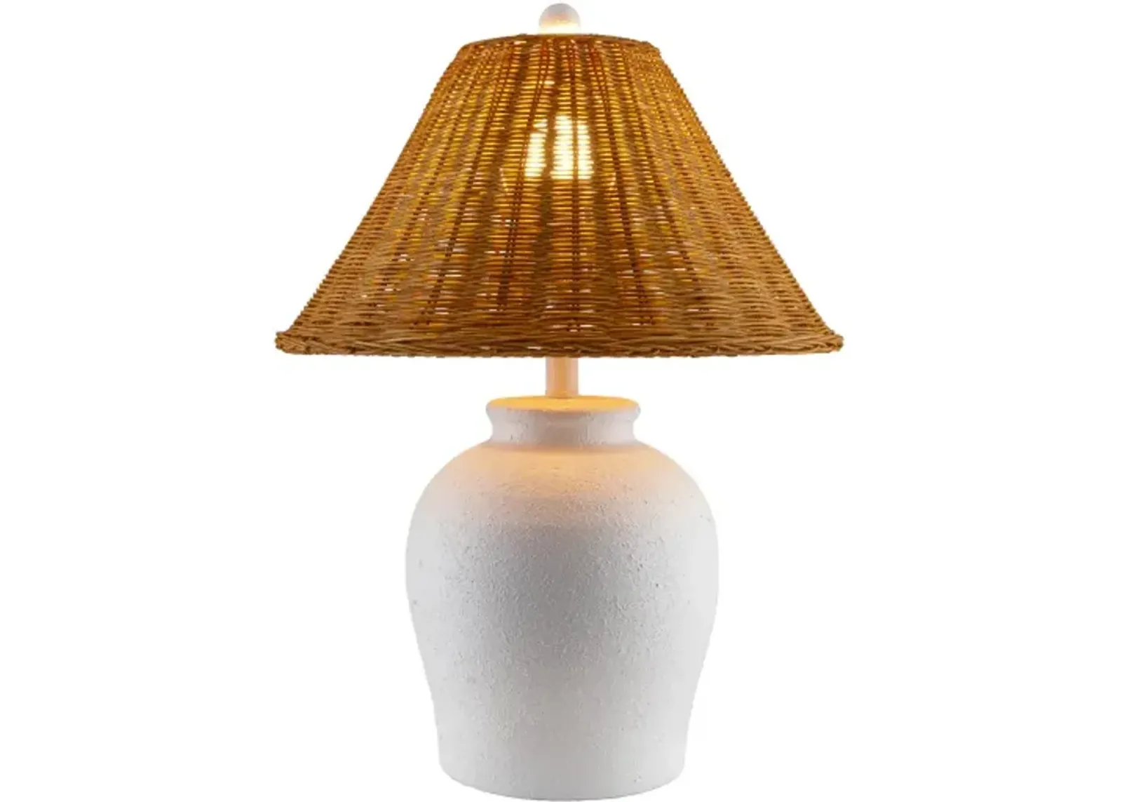 Mabon MBN-004 23"H x 17"W x 17"D Accent Table Lamp