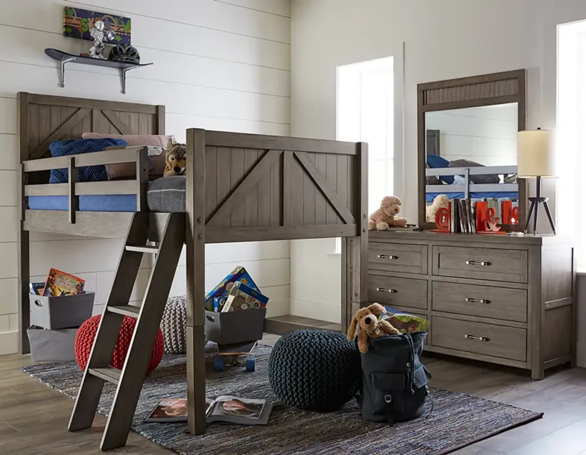 Bunkhouse Complete Mid Loft Bunk Bed