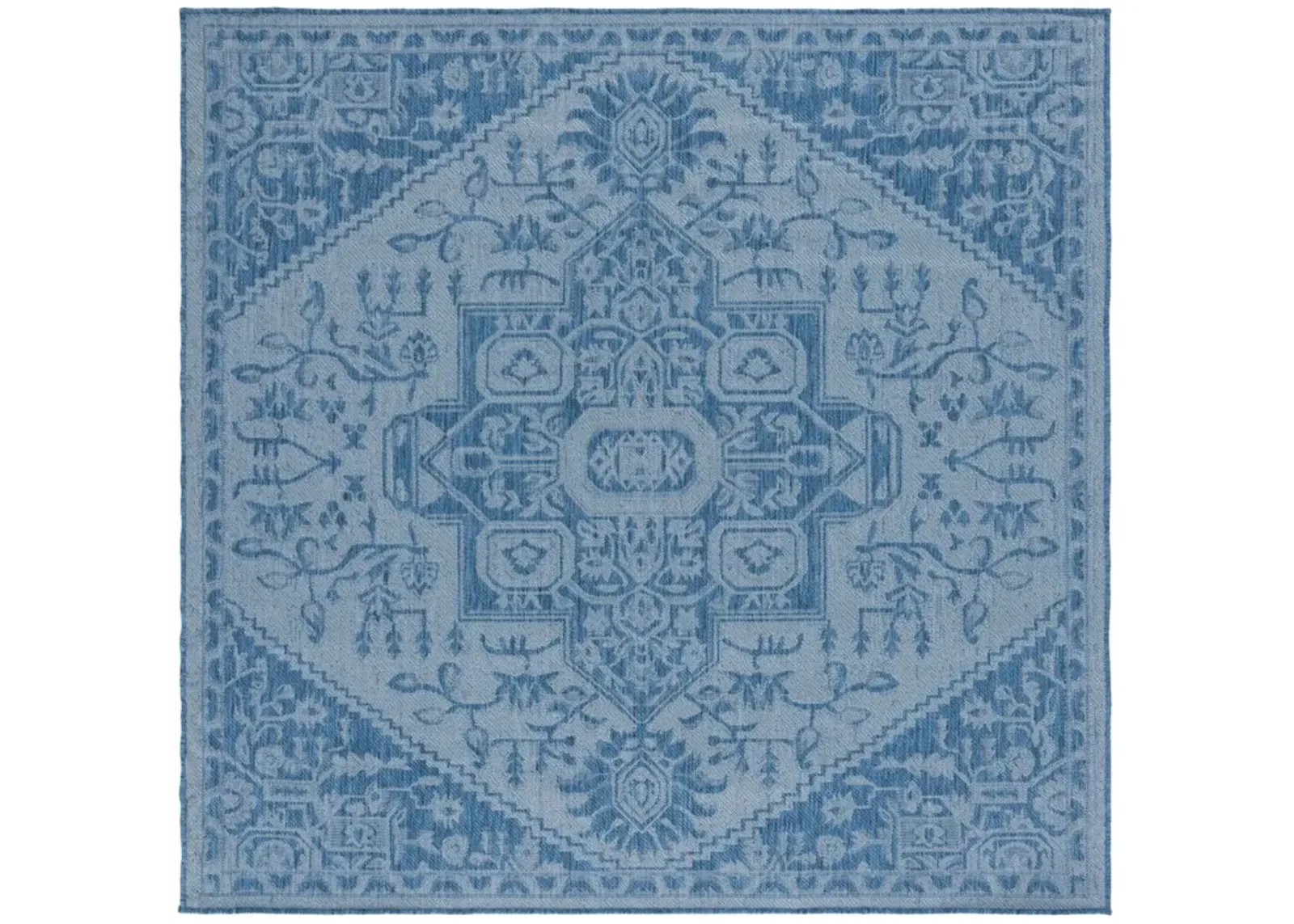 BERMUDA 841 Blue 6'-7' X 6'-7' Square Square Rug