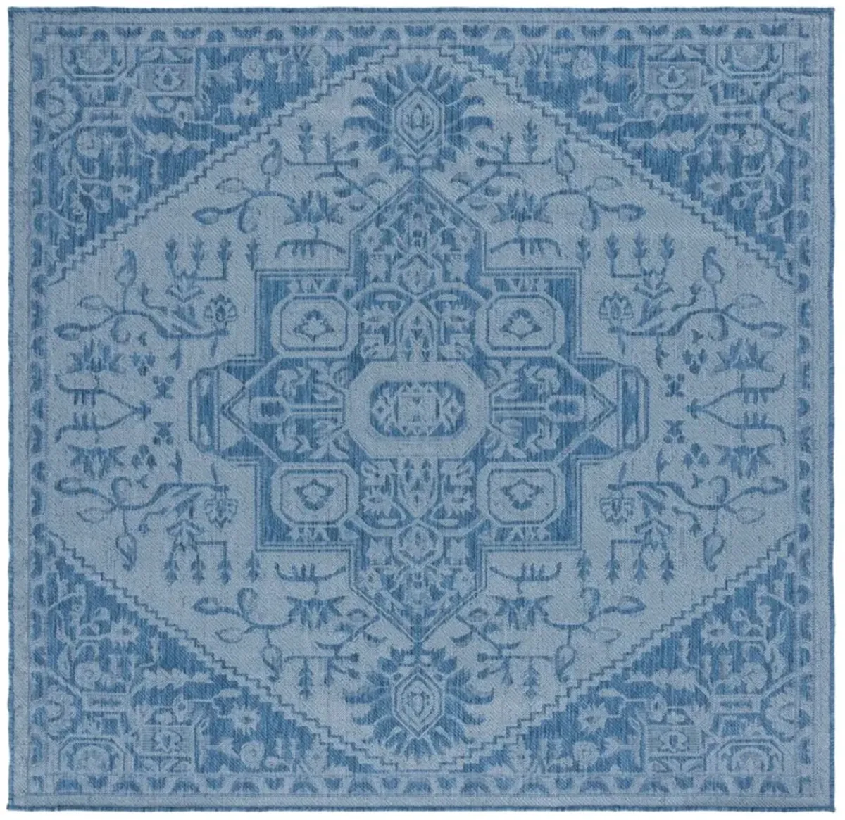 BERMUDA 841 Blue 6'-7' X 6'-7' Square Square Rug