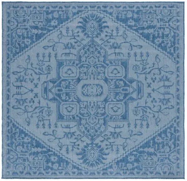 BERMUDA 841 Blue 6'-7' X 6'-7' Square Square Rug