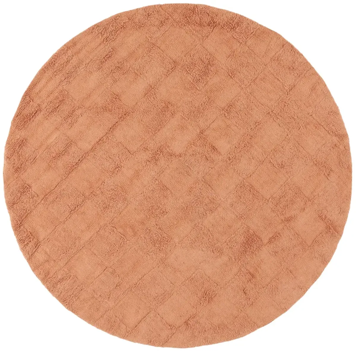EASY CARE Hand Tufted 6' x 6' Round area rug