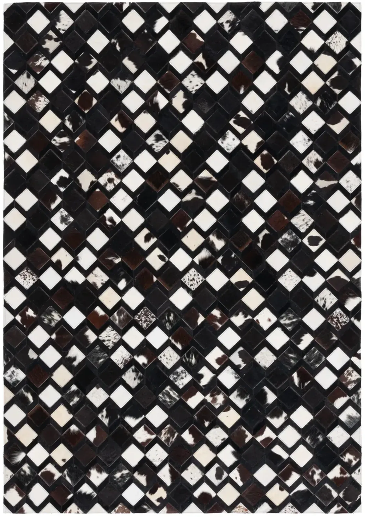 STUDIO LEATHER Hand Woven 3' x 5' area rug
