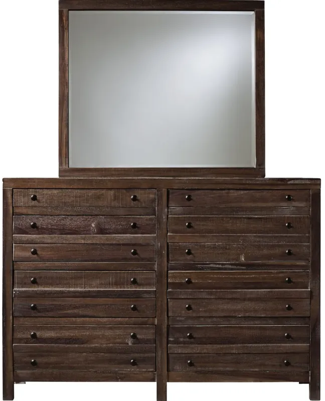 Townsend Eight Drawer Solid Wood Dresser In Java (2024)