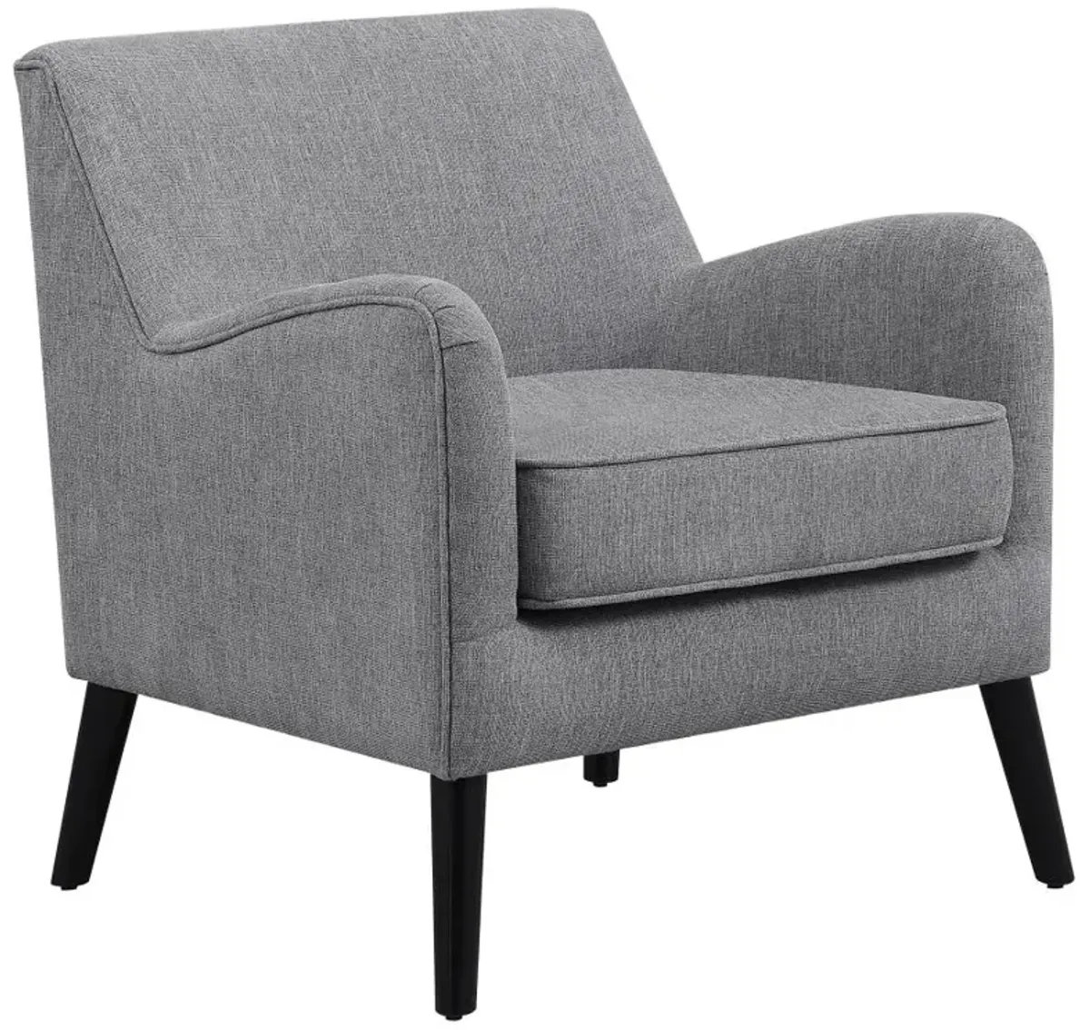 Charlie Upholstered Accent Chair with Reversible Seat Cushion