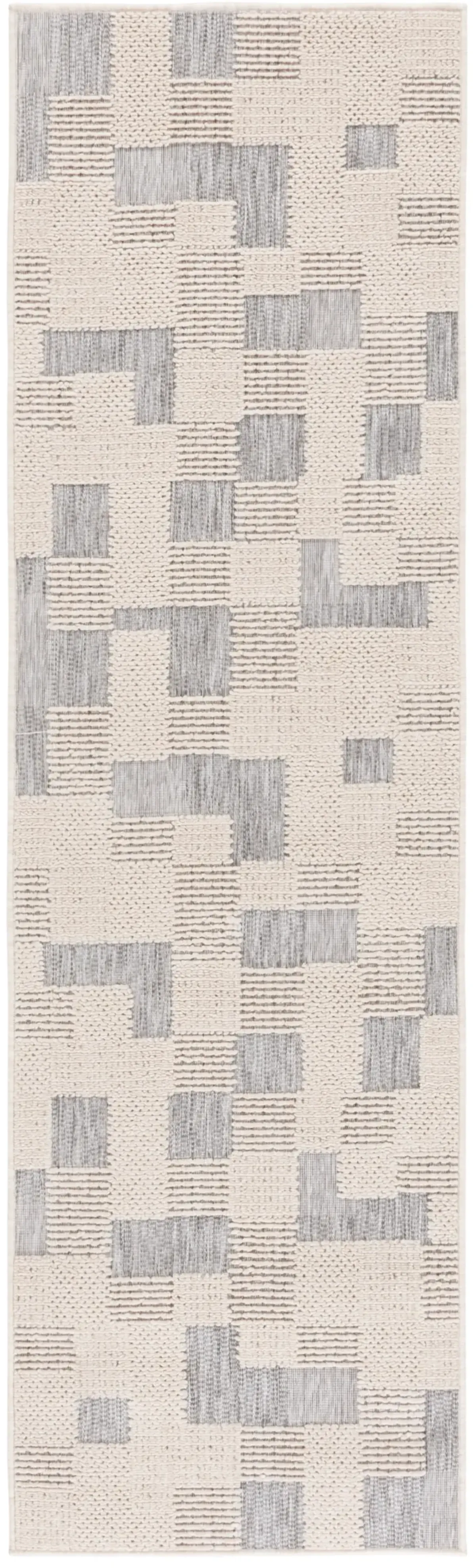 MILOS 108 BEIGE  2'-3' x 8' Runner Rug