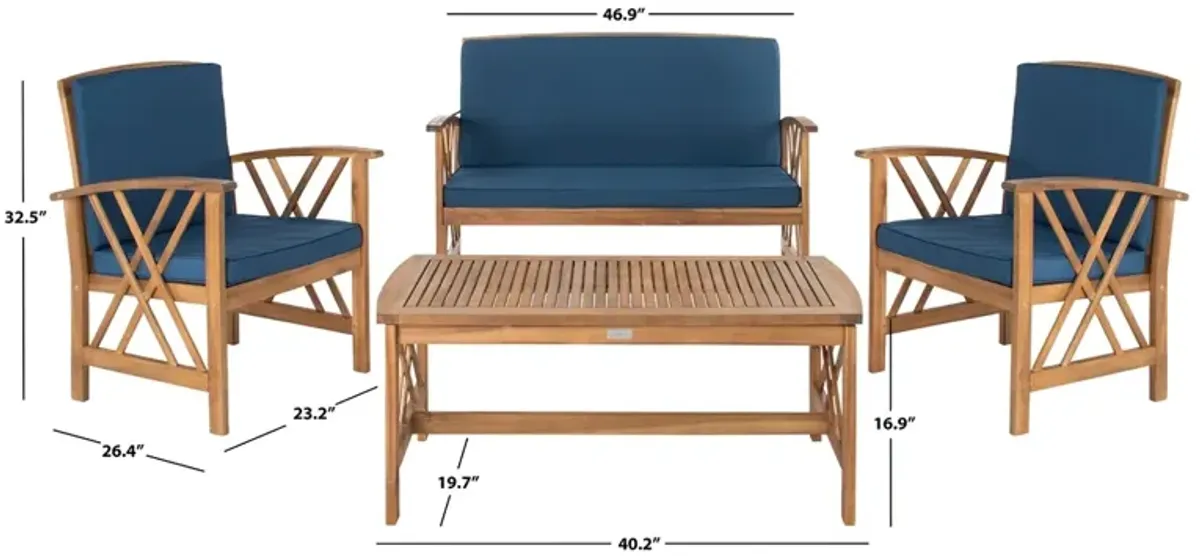 Fontana 4-Piece Outdoor Set