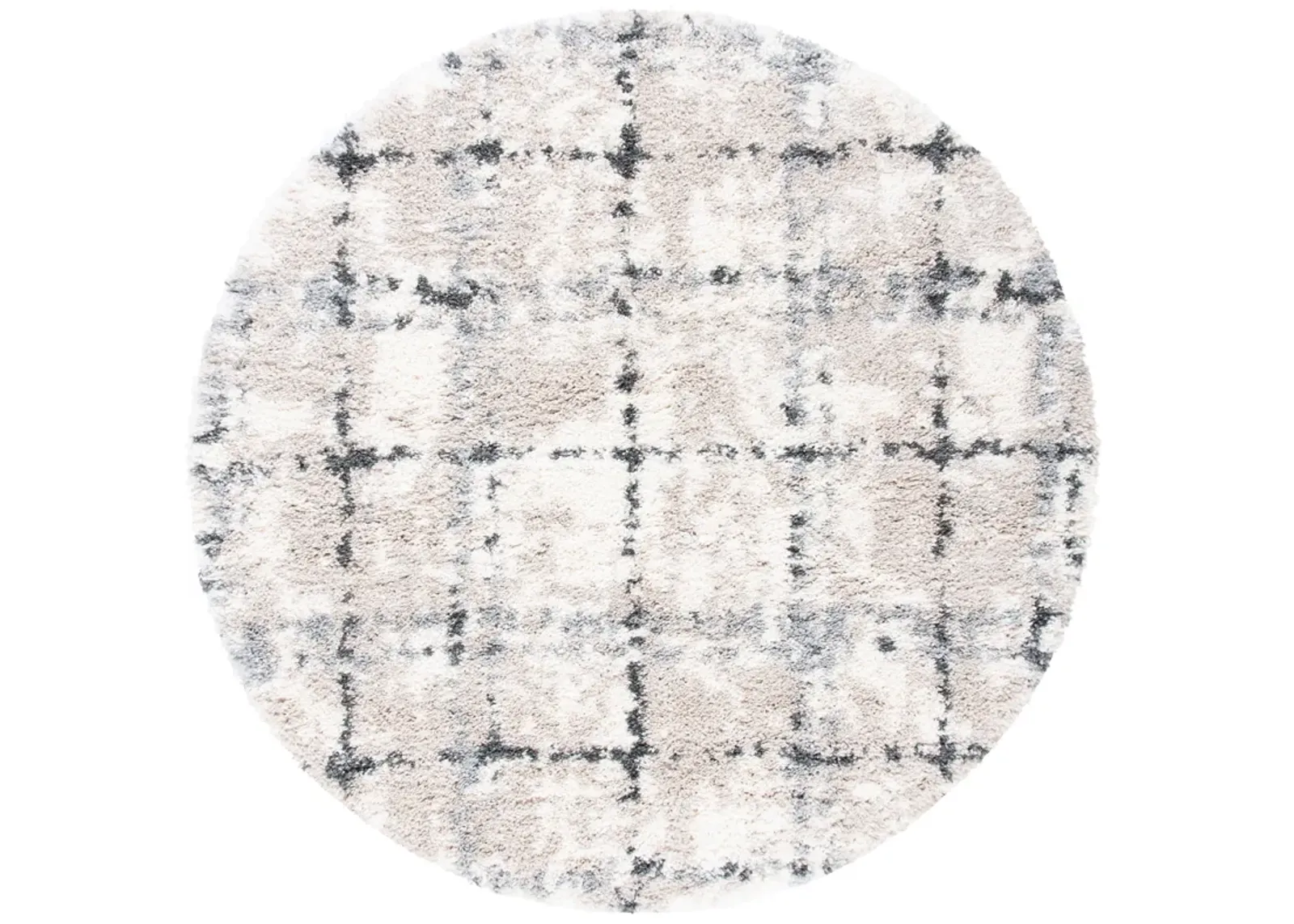 FONTANA SHAG Round Power Loomed 8' X 8' Round Rug