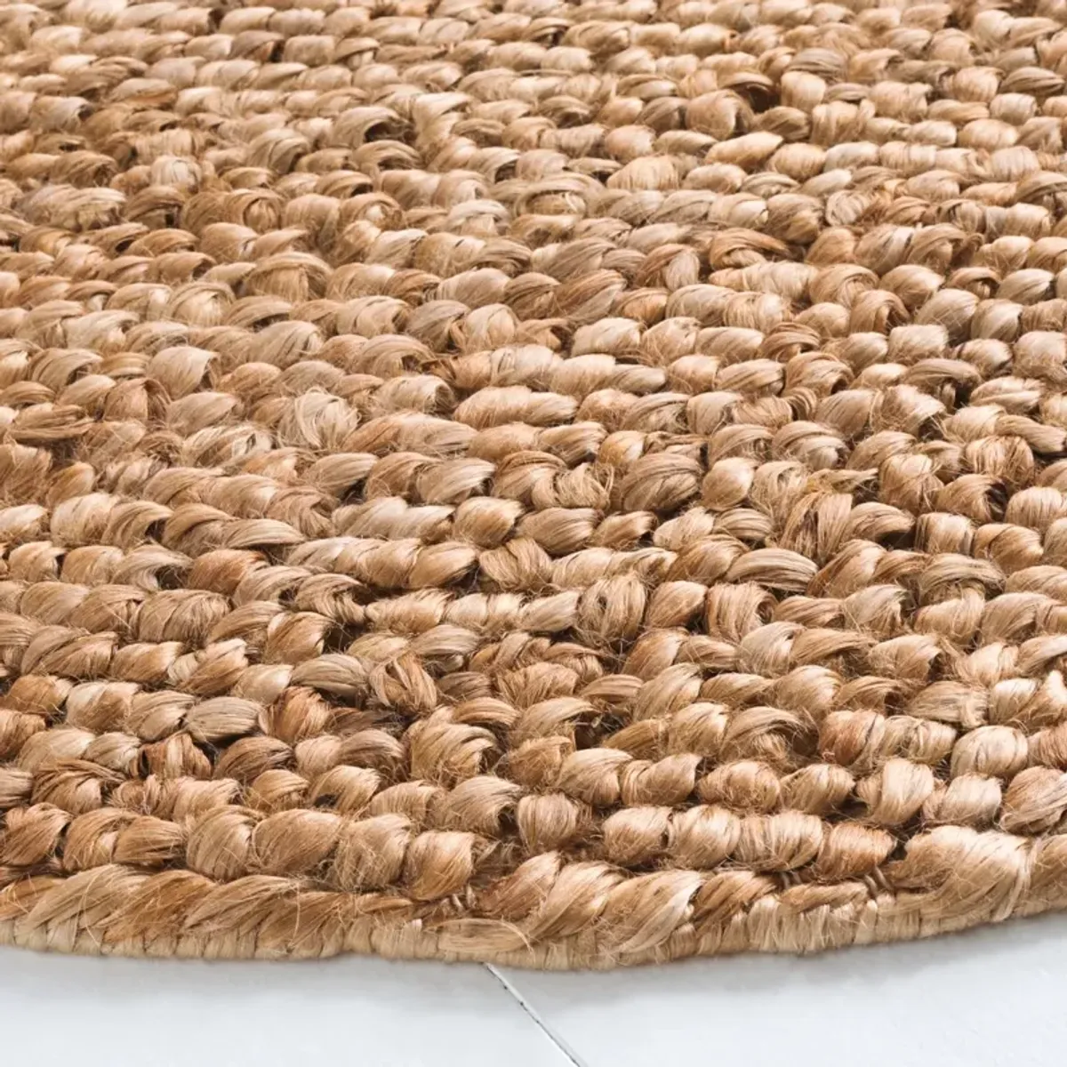 NATURAL FIBER 476 NATURAL 6' x 6' Round Round Rug