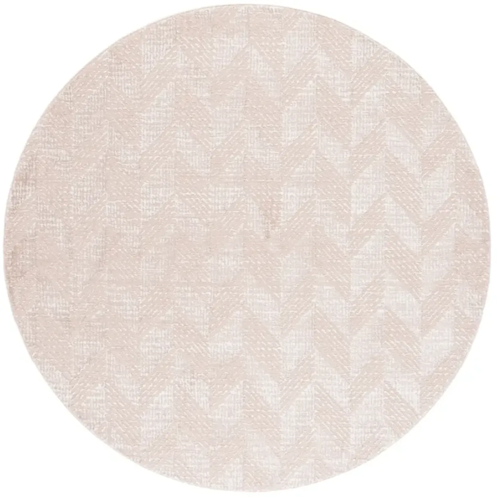 REVIVE 122 PINK  6'-7' x 6'-7' Round Round Rug