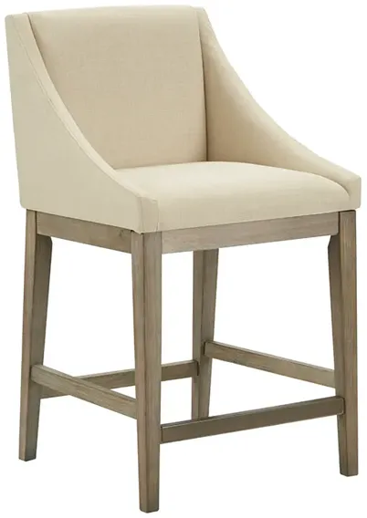 Madison Park Simon Cream Counter Stool