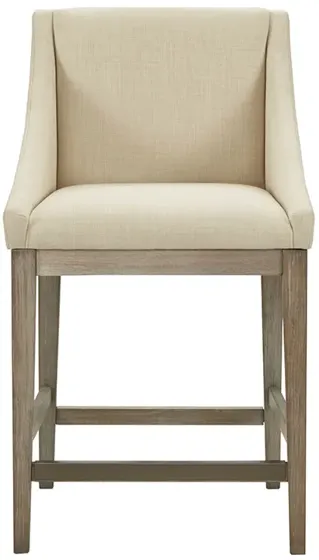 Madison Park Simon Cream Counter Stool