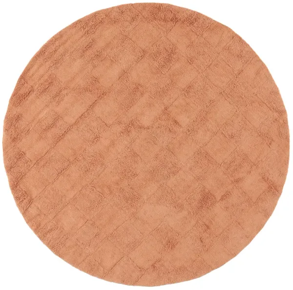 EASY CARE Hand Tufted 6' x 6' Round area rug