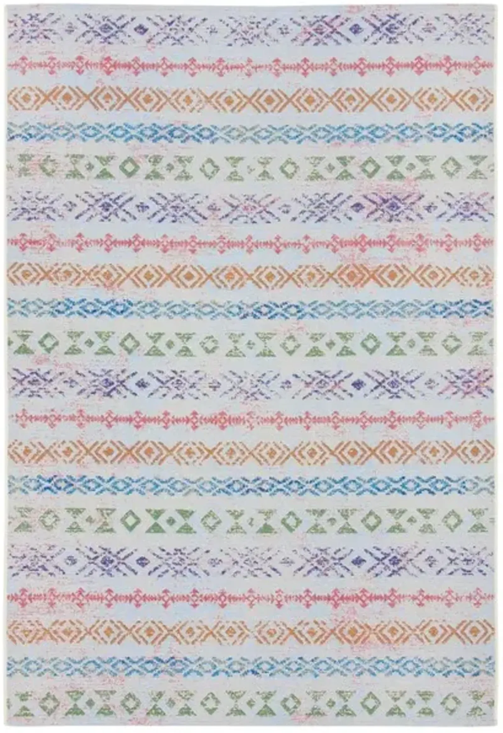 SUMMER 429 Blue  4' X 6' Small Rectangle Rug