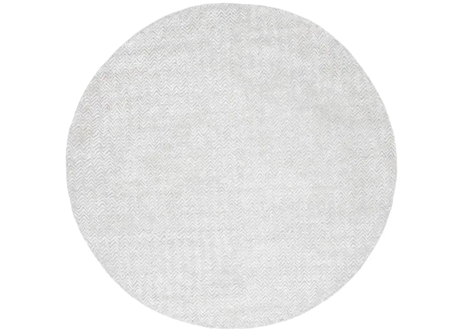 GLAMOUR 403 GREY  6' x 6' Round Round Rug