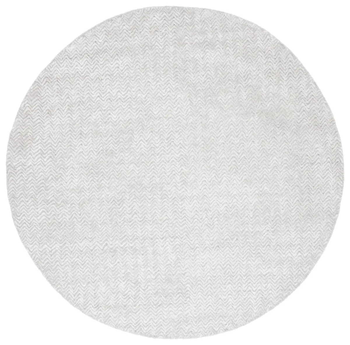 GLAMOUR 403 GREY  6' x 6' Round Round Rug