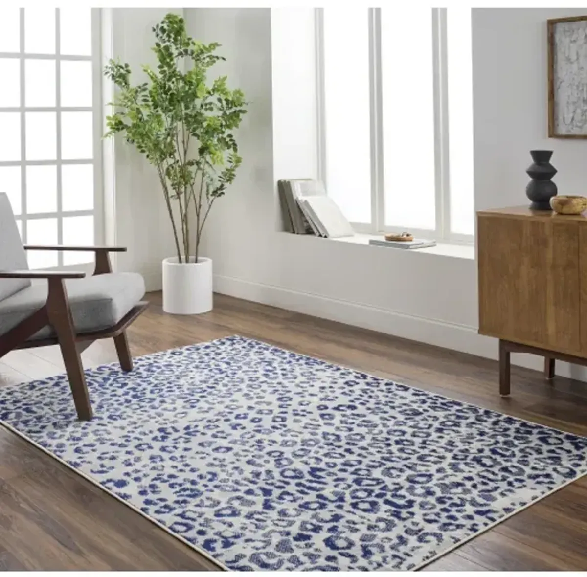 Pisa PSS-2380 5' x 7' Machine Woven Rug