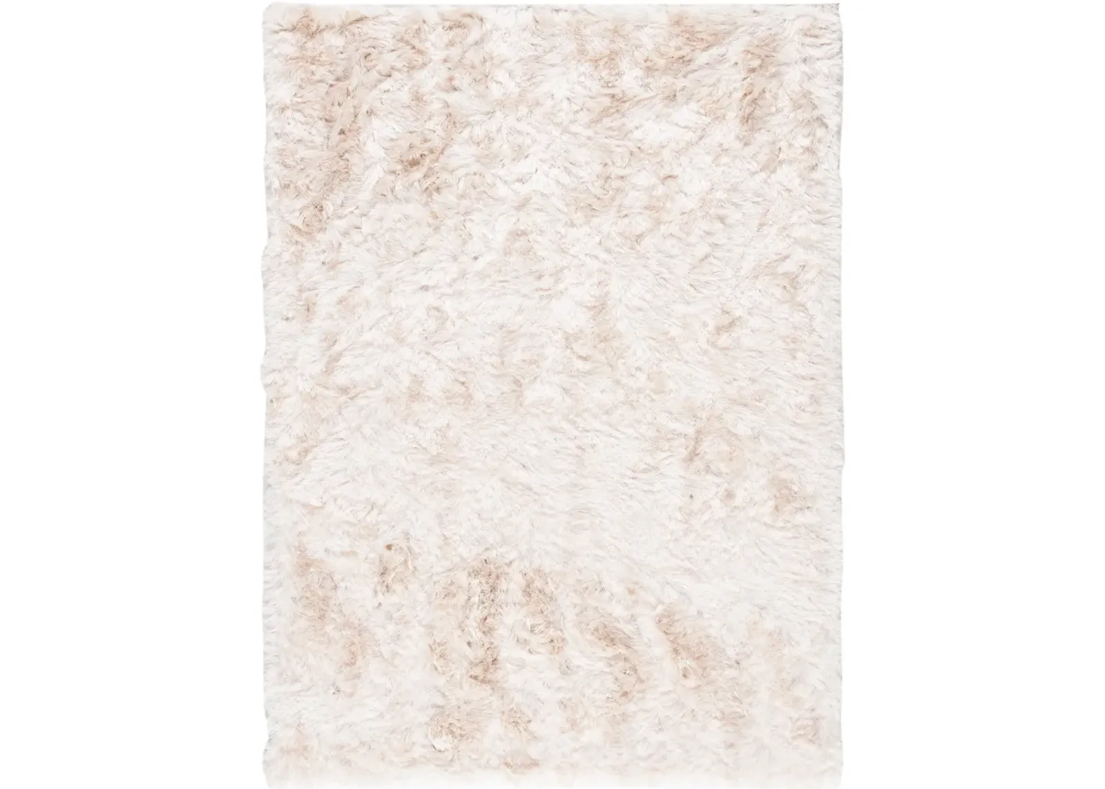 PARIS SHAG Beige  4' X 6' Small Rectangle Rug