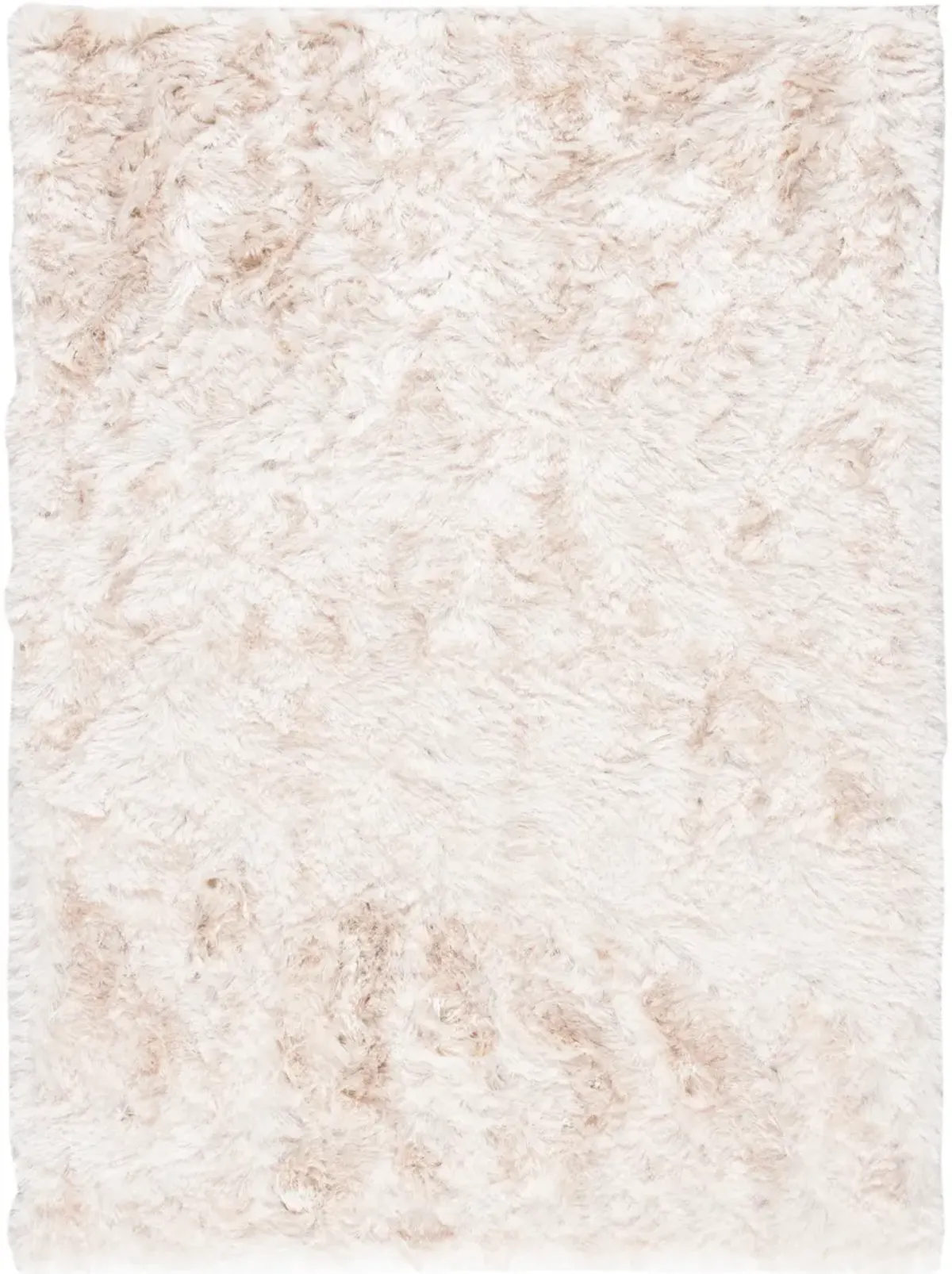 PARIS SHAG Beige  4' X 6' Small Rectangle Rug