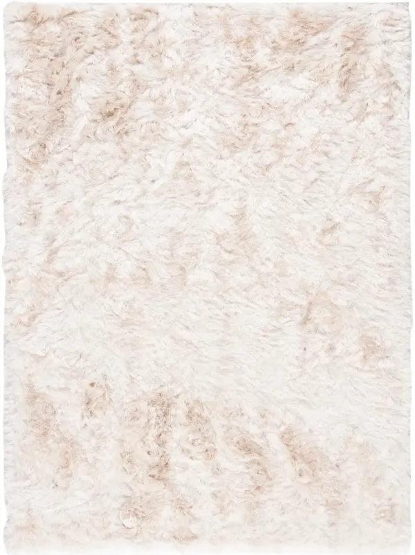 PARIS SHAG Beige  4' X 6' Small Rectangle Rug