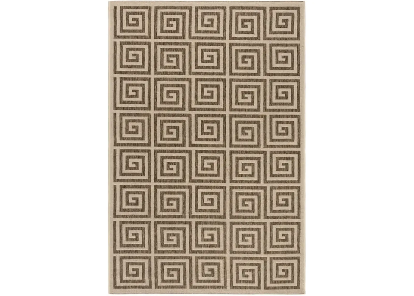 Safavieh BEACH HOUSE Collection BHS129D-5 Beige / Cream 5'-3" X 7'-6"