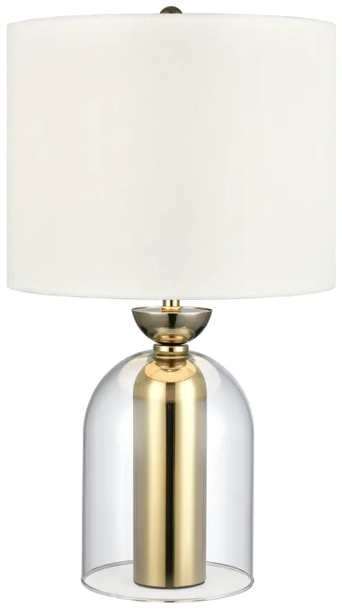 Park Plaza 21'' High 1-Light Table Lamp - Clear - Includes LED Bulb