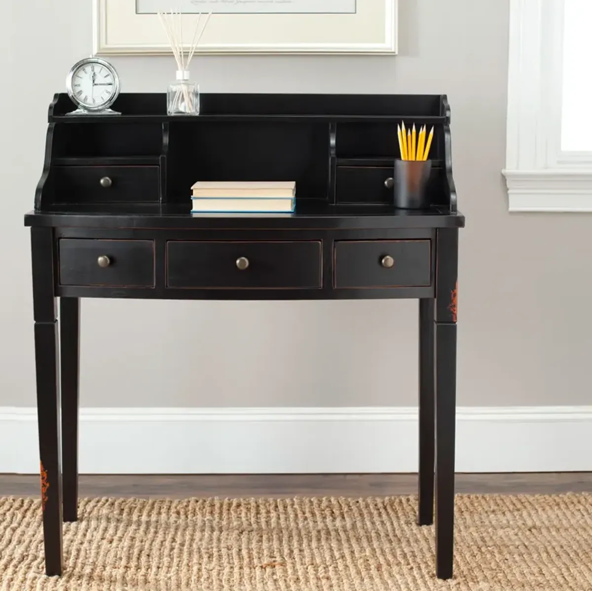 LANDON 5 DRAWER WRITING DESK