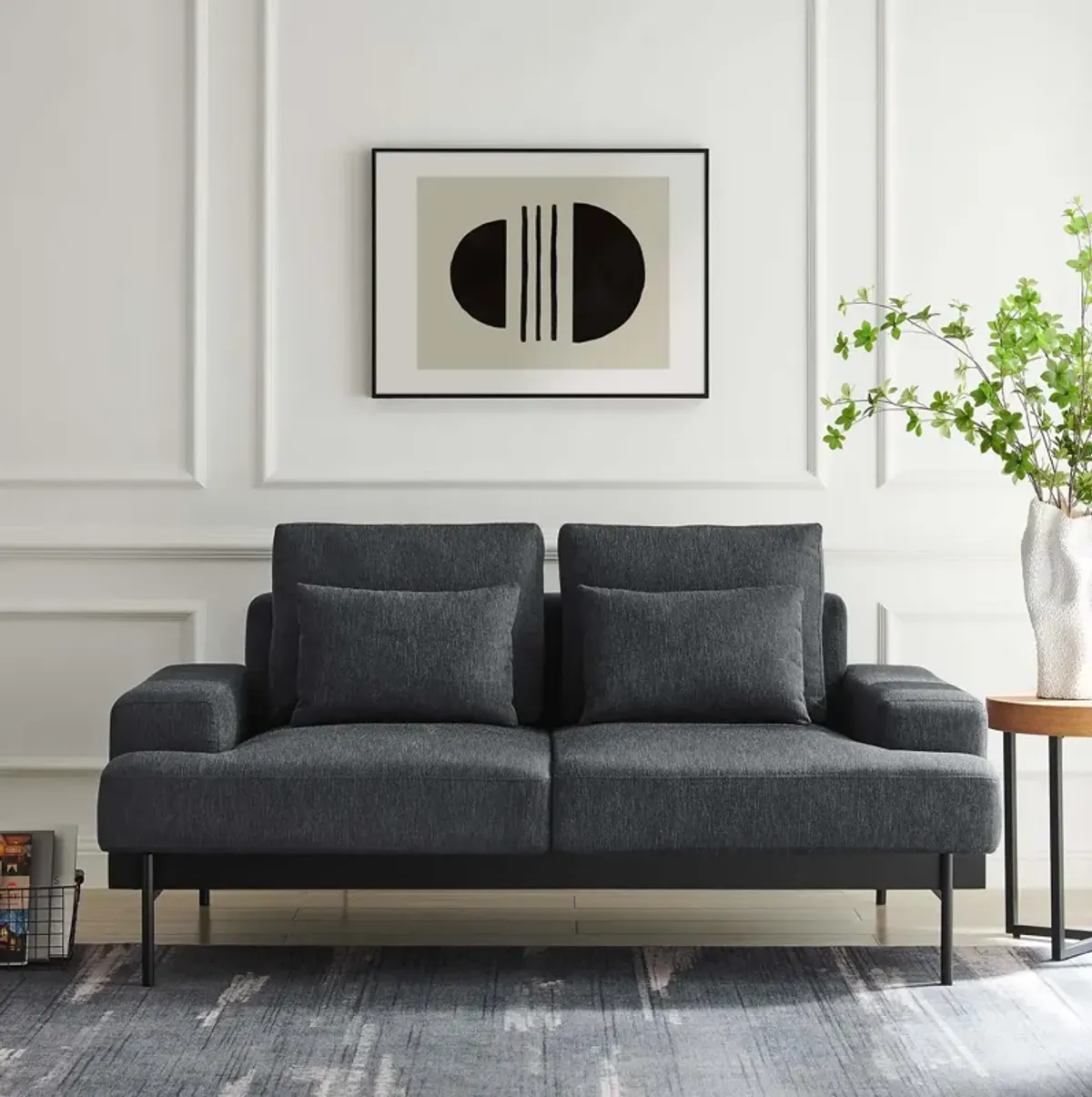 Proximity Upholstered Fabric Loveseat