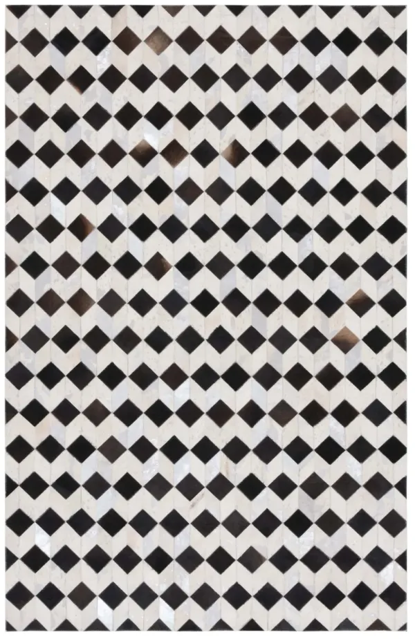 STUDIO LEATHER Hand Woven 6' x 9' area rug