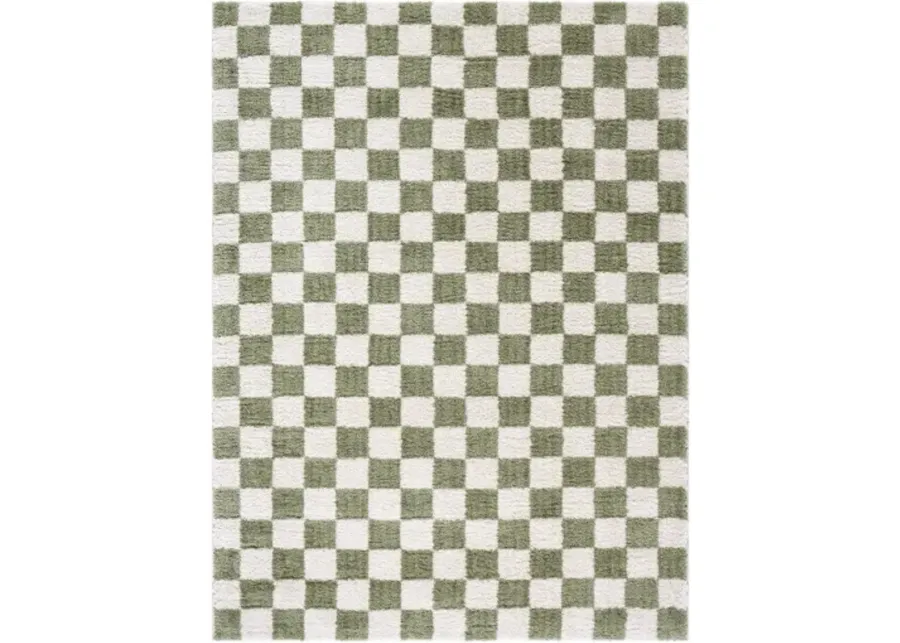 Fossay Shag FSG-2330 2'7" x 7'3" Machine Woven Rug