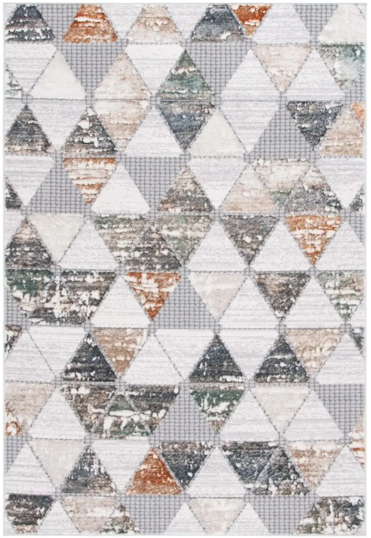 ALENIA 106 GREY  5'-2' x 7' Medium Rectangle Rug